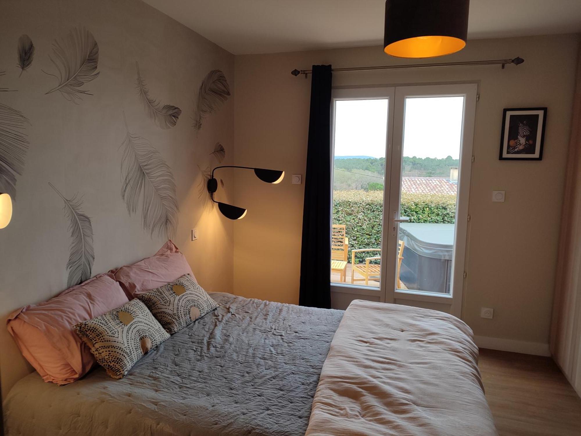Chambre D'Hotes Avec Jacuzzi Ventoux Cocoon Bedoin Luaran gambar
